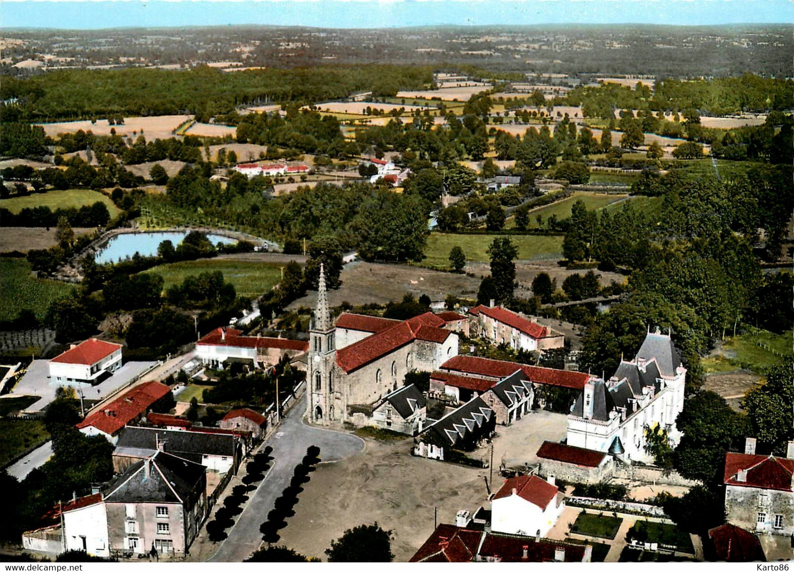 L'absie * Vue Aérienne Du Village - L'Absie