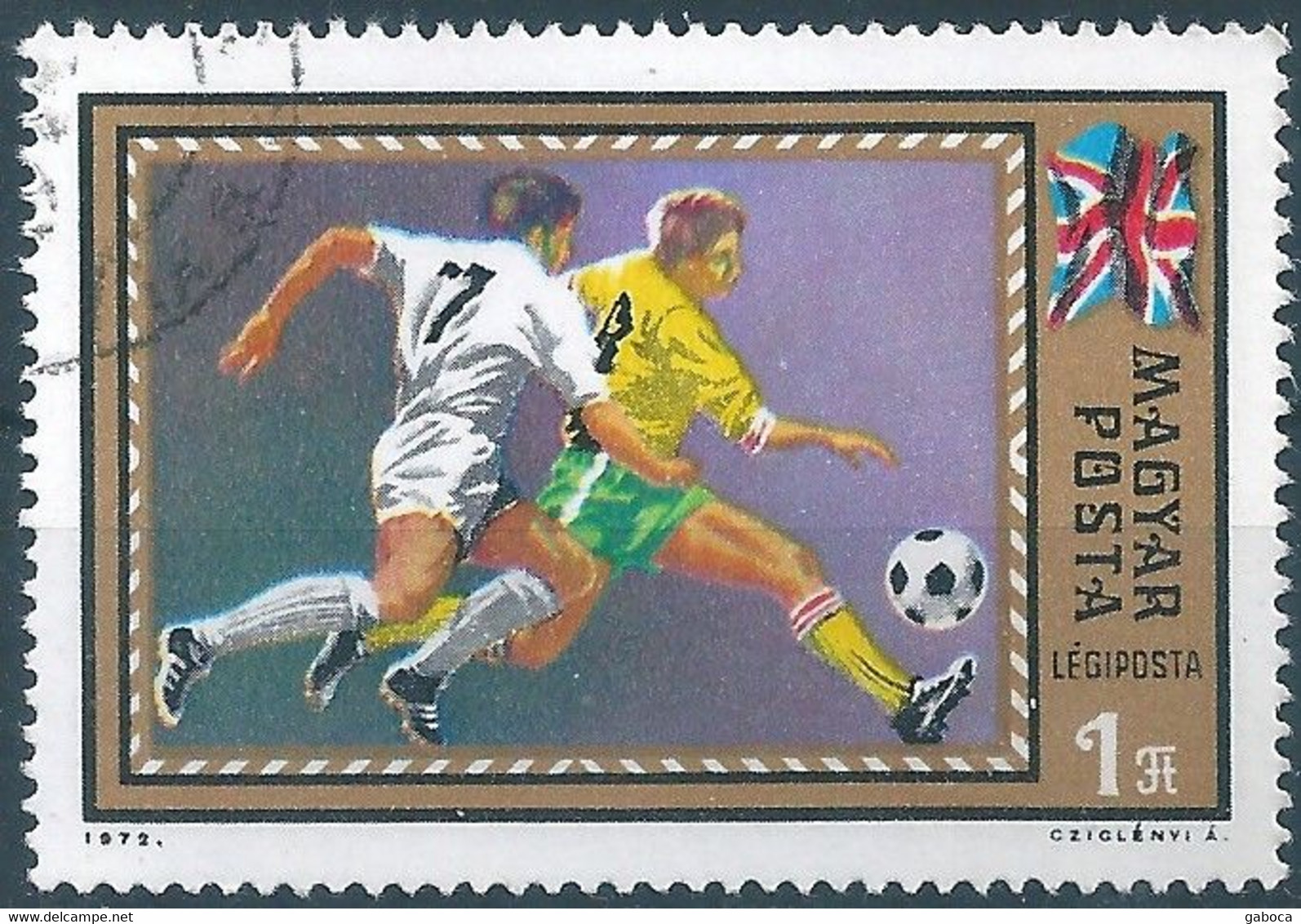 C2329 Sport Football Soccer World Cup Olympics Flag Stadium Philately Art Sculpture Used 19xStamp Lot#499