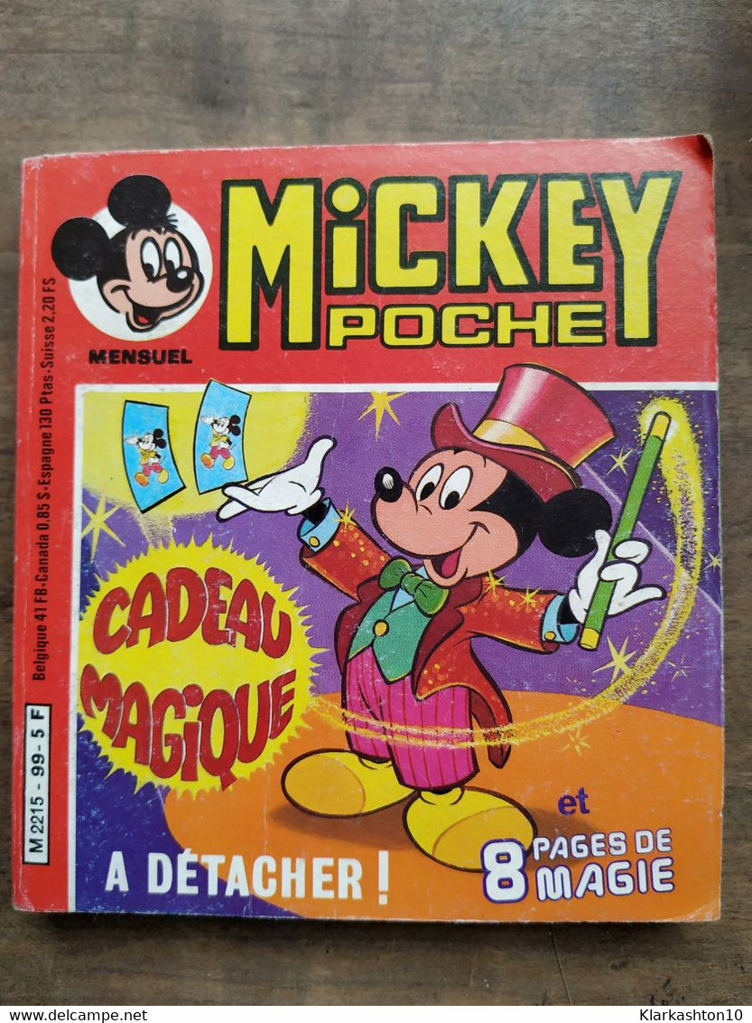 Mickey Poche Mensuel N°99/ Edi-Monde, Juillet 1982 - Andere & Zonder Classificatie