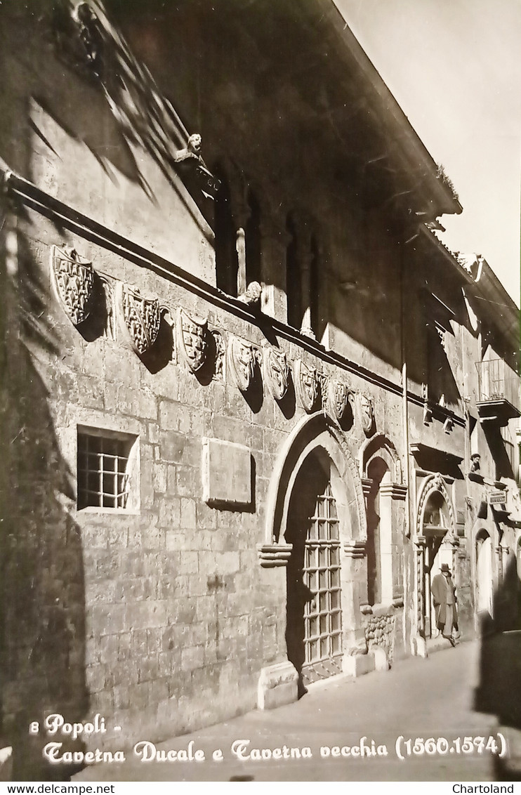 Cartolina - Popoli - Taverna Ducale E Taverna Vecchia - 1952 - Pescara