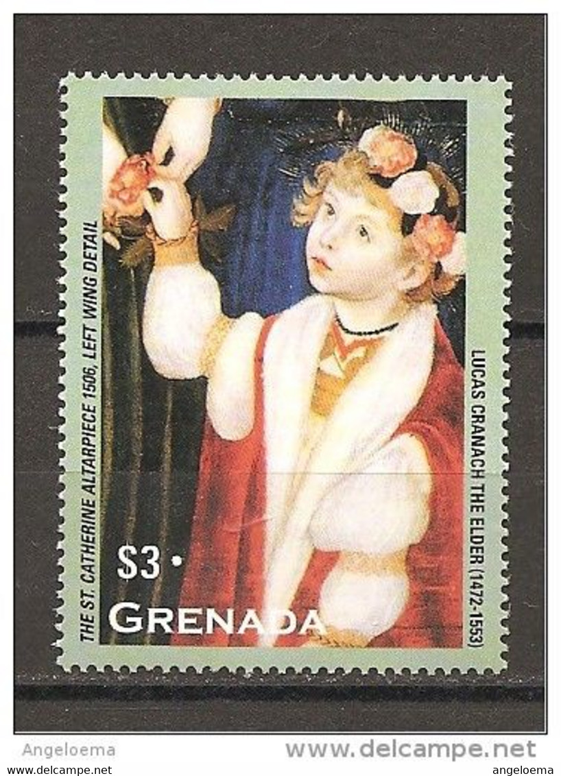 GRENADA - LUCAS CRANACH IL GIOVANE Bimbo Nuovo** MNH - Andere & Zonder Classificatie