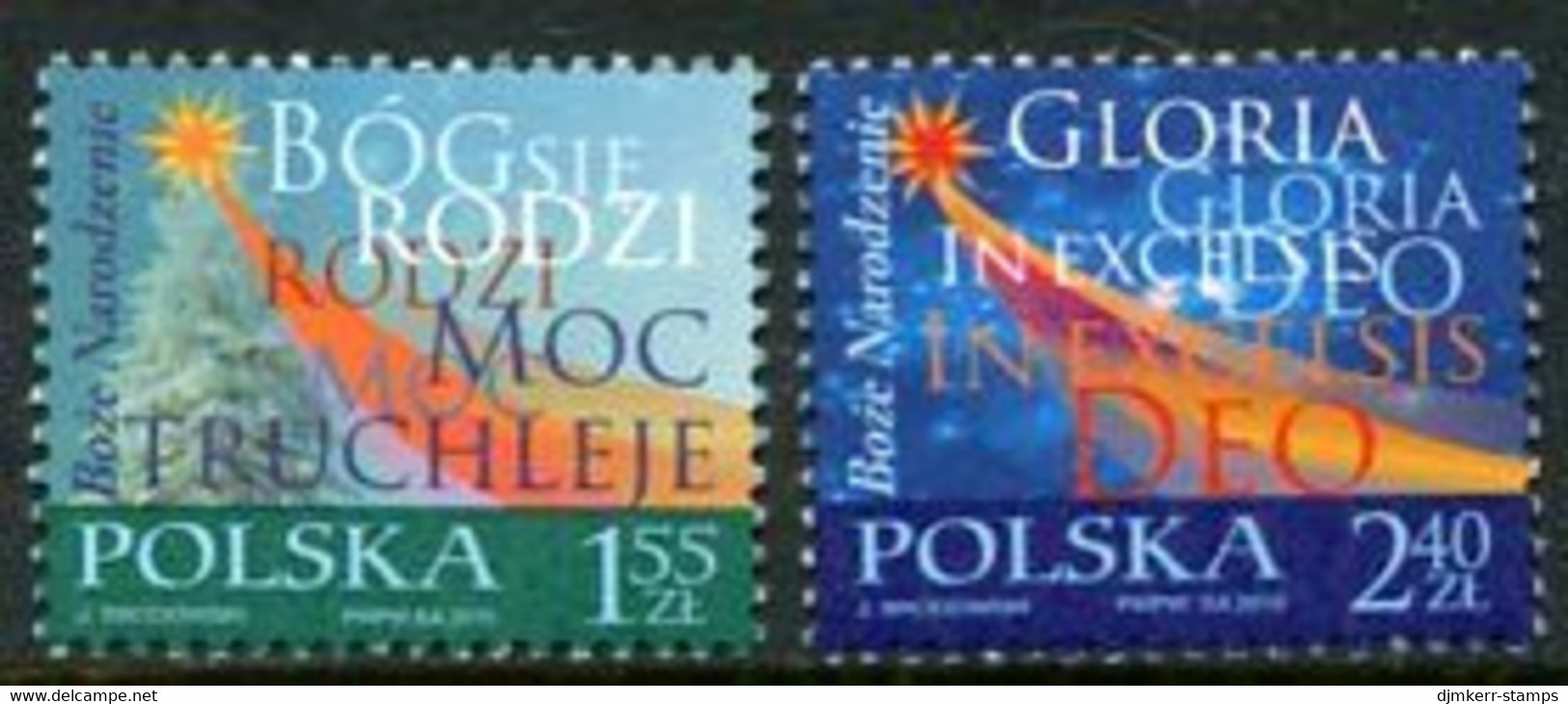 POLAND 2010 Christmas MNH / **.  Michel 4502-03 - Ungebraucht