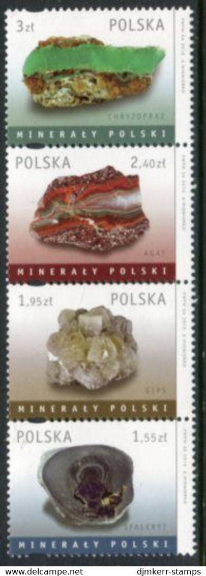 POLAND 2010 Minerals MNH / **.  Michel 4492-95 - Unused Stamps