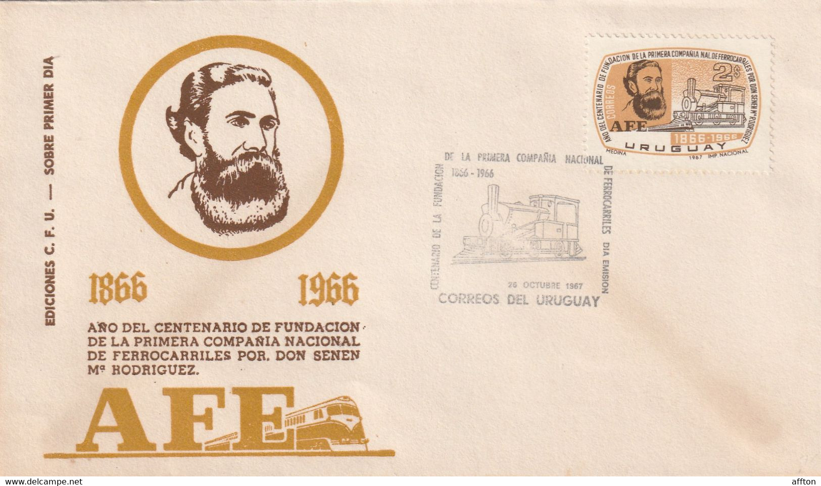 Uruguay Old FDC - Uruguay