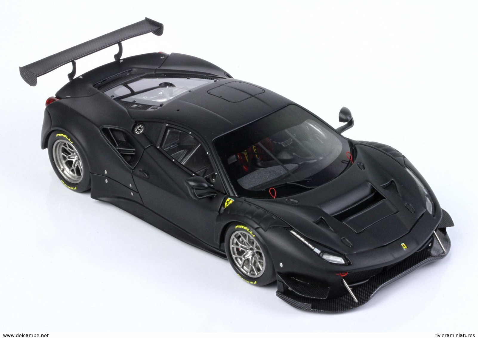 BBR - FERRARI 488 GT3 2020 - Matt Black - BBRC238MB - 1/43