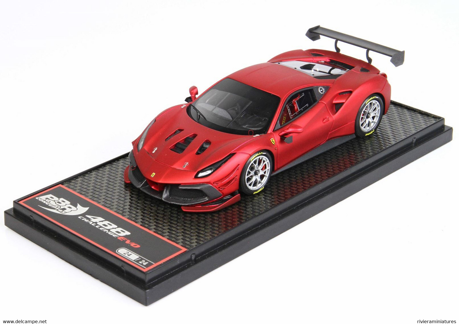 BBR - FERRARI 488 Challenge 2020 - Rosso Fuoco Matt - BBRC237G - 1/43 - BBR