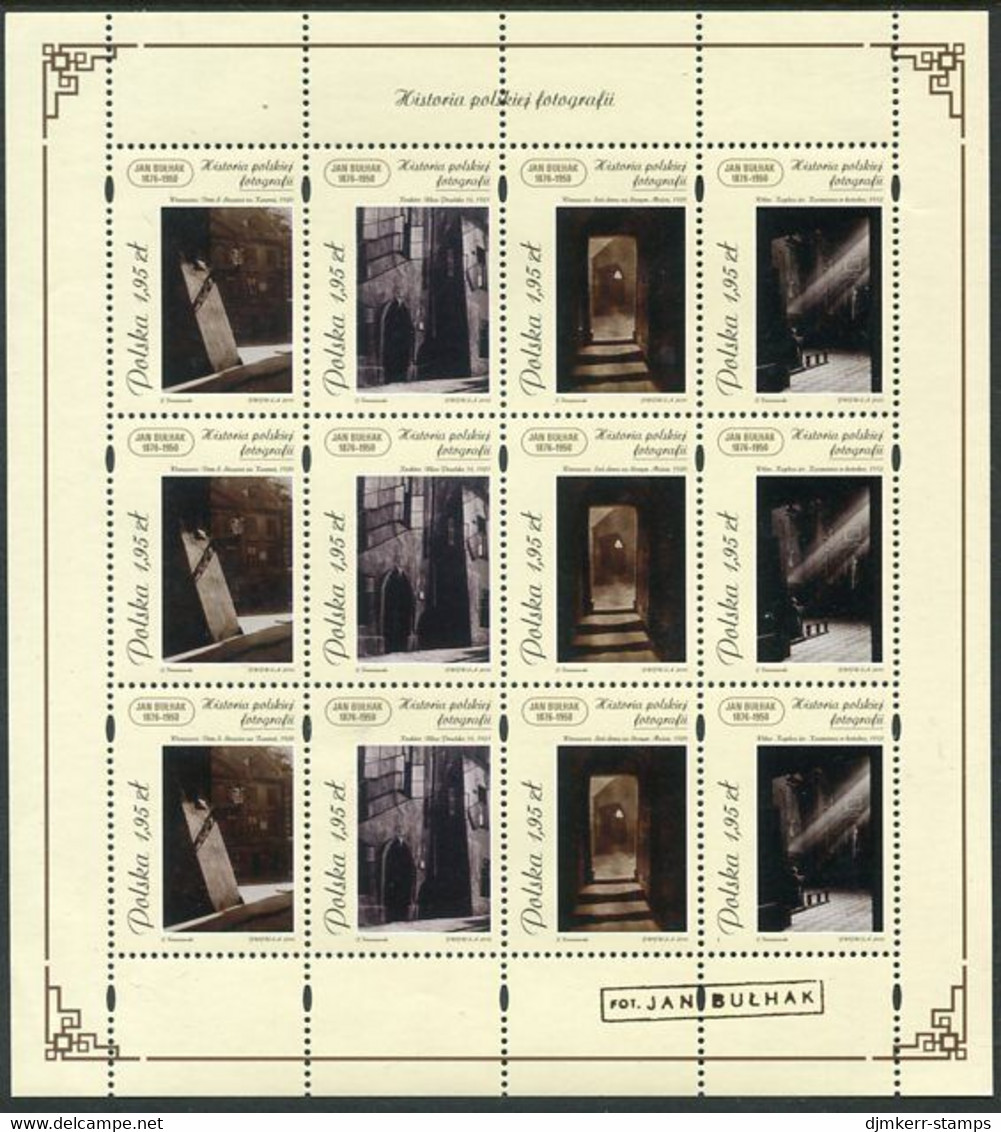 POLAND 2010 History Of Photography Sheetlet MNH / **.  Michel 4476-79 Kb - Unused Stamps