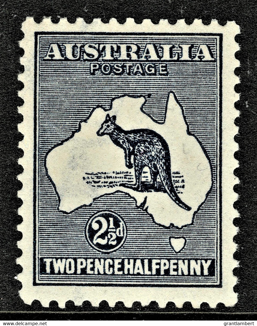 Australia 1915 Kangaroo 21/2d Indigo 2nd Watermark MH - Nuovi