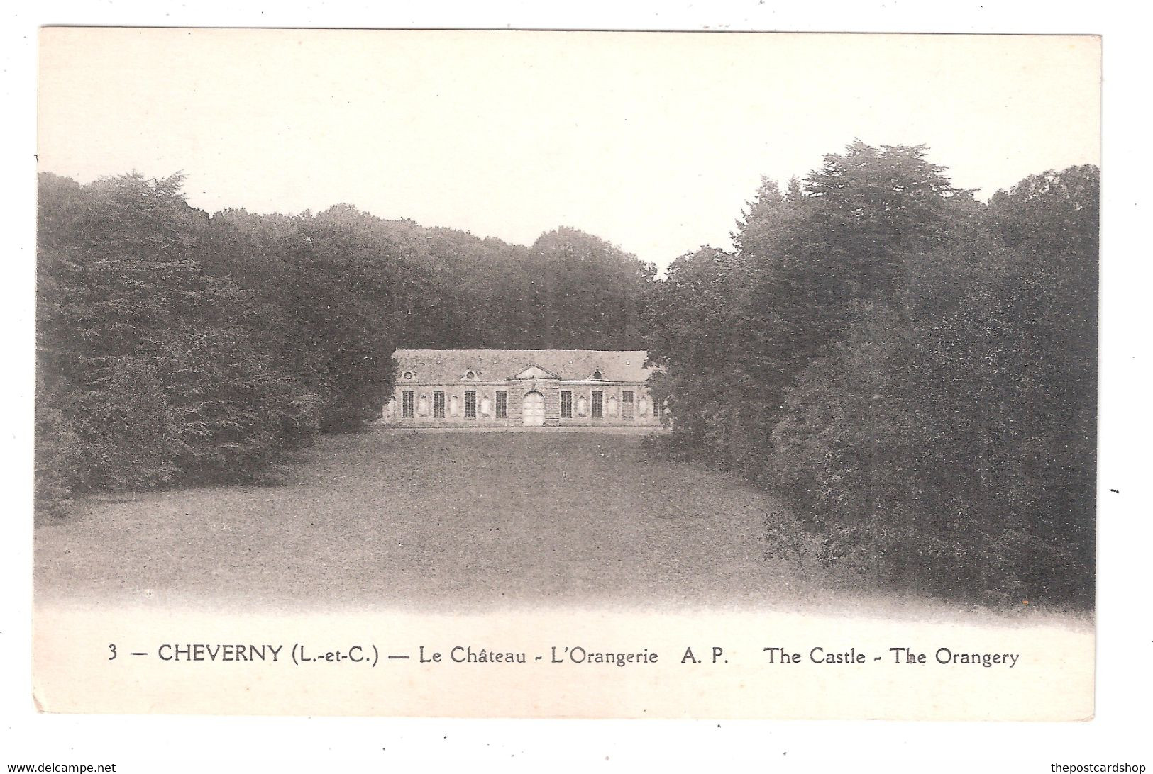 41 Cheverny Indre Et Loire No.3 Le Chateau L'Orangerie A.P. Castle & Orangery UNUSED - Cheverny