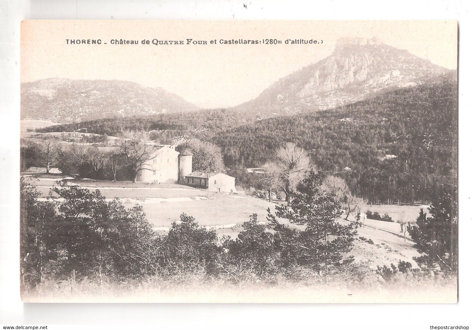 CPA Station Alpestre De THORENC (A M) Alt 1250m Le Chateau Des Quatre Four Et Castellaras UNUSED - Autres & Non Classés