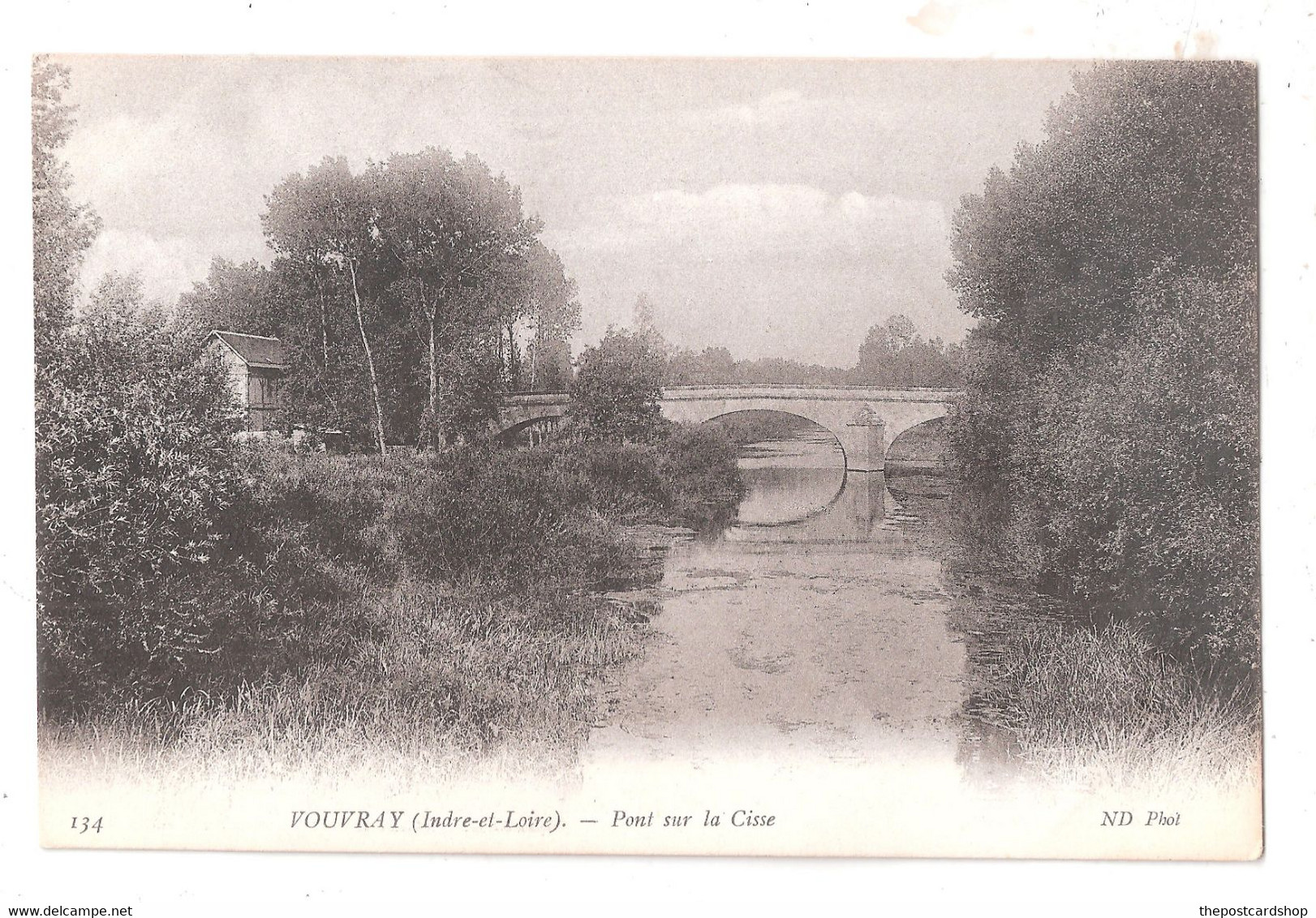 CPA Vouvray (Indre-et-Loire) Pont Sur La Cisse.  Unused - Vouvray