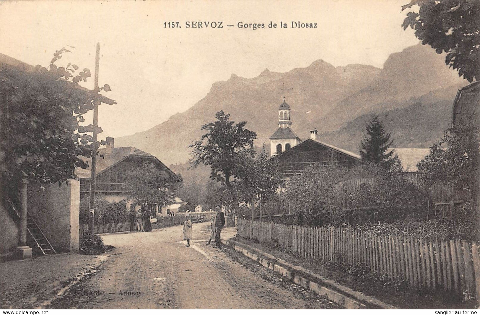 CPA 74 SERVOZ GORGES DE LA DIOSAZ - Autres & Non Classés