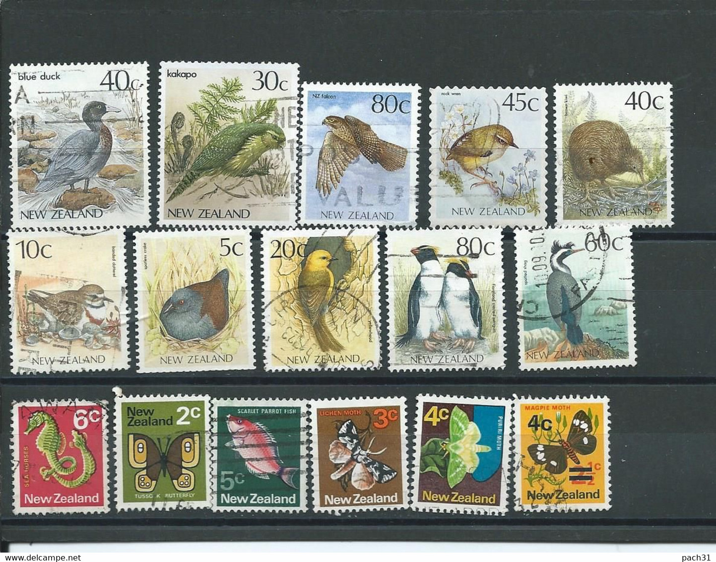 Nouvelle Zélande   Lot De Timbres Sujet Animaux - Collections, Lots & Series
