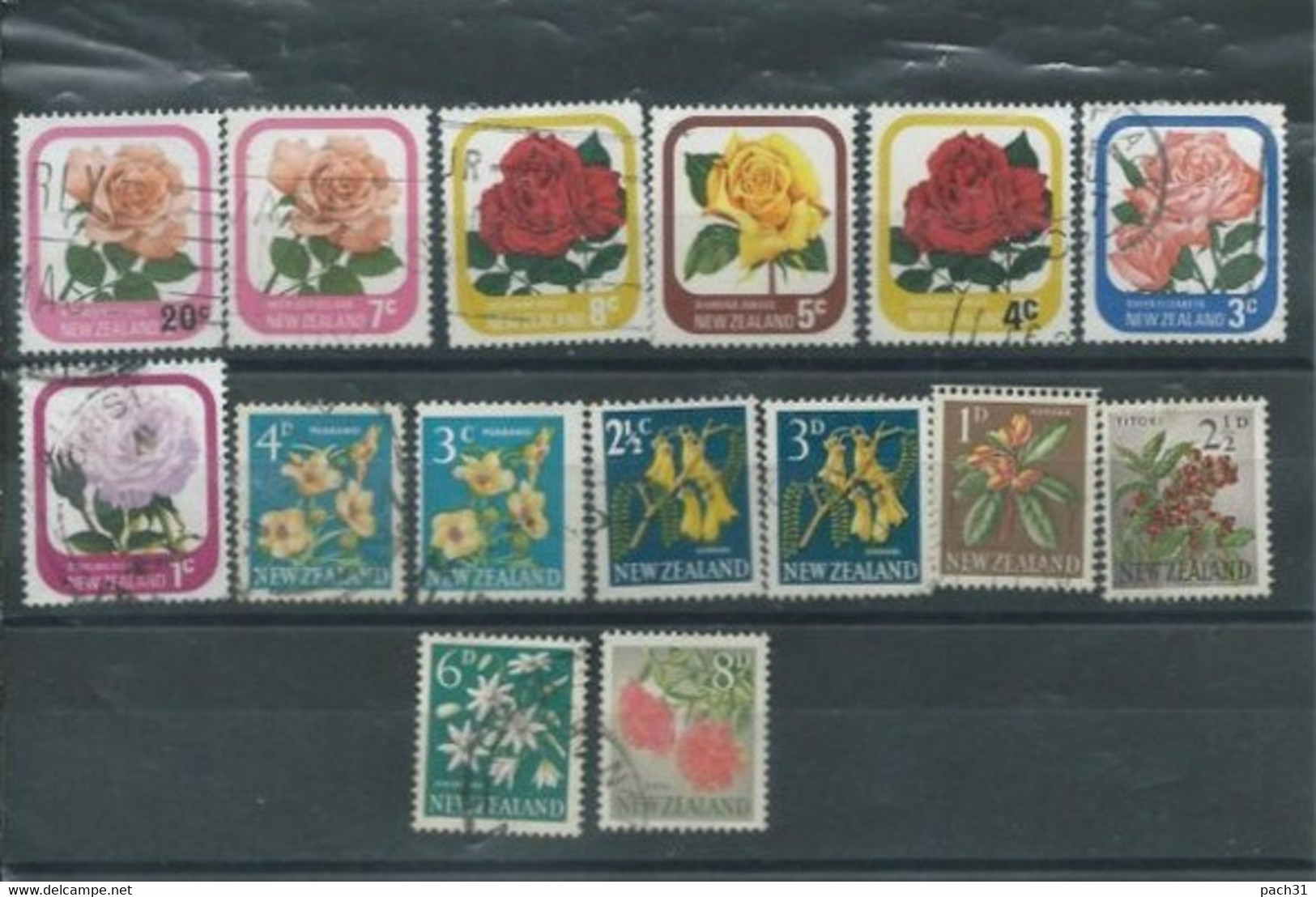 Nouvelle Zélande   Lot De Timbres Sujet Fleurs - Verzamelingen & Reeksen