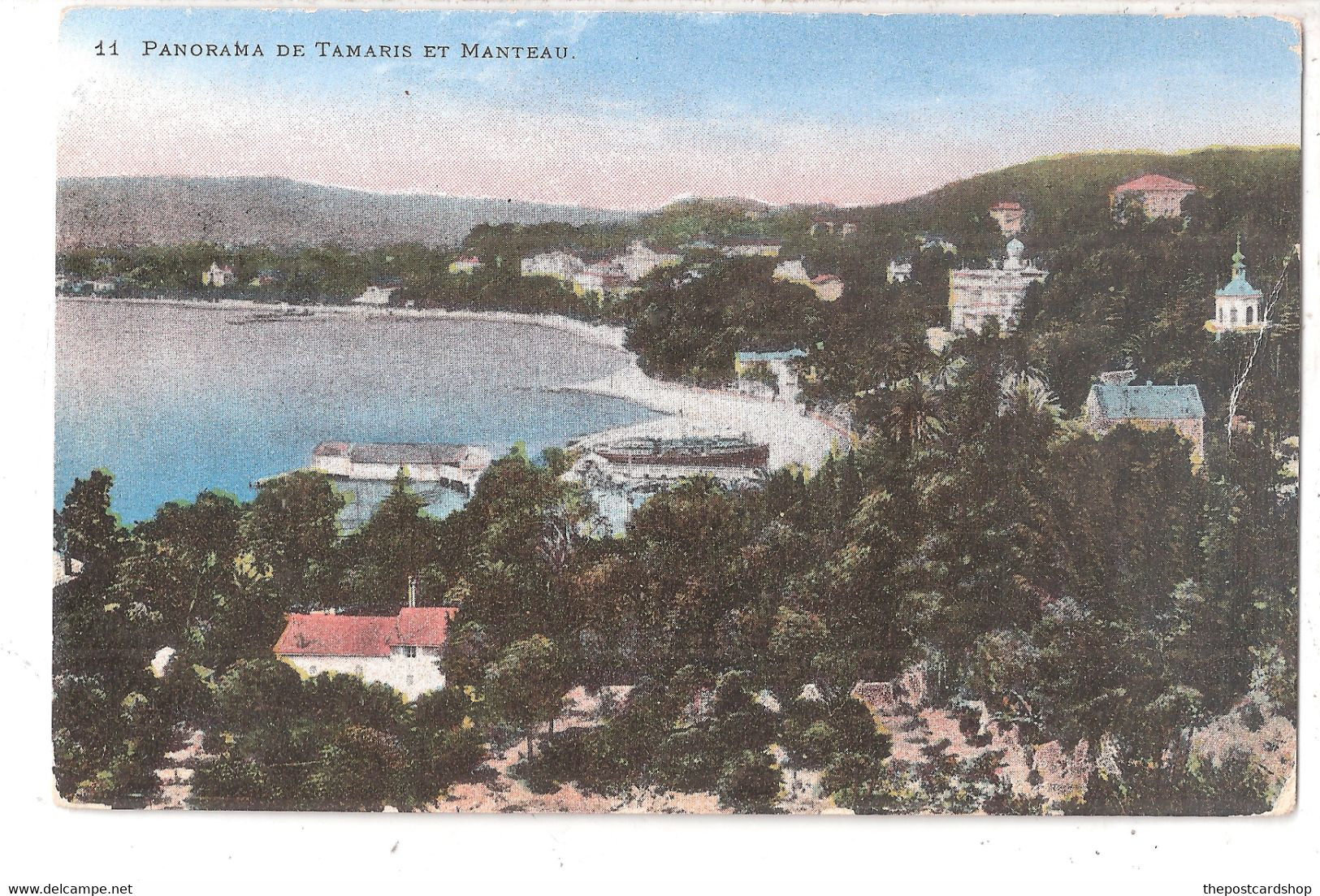 DEPT 83 FRANCE TAMARIS - PANORAMA DE TAMARIS ET MANTEAU UNUSED - Tamaris