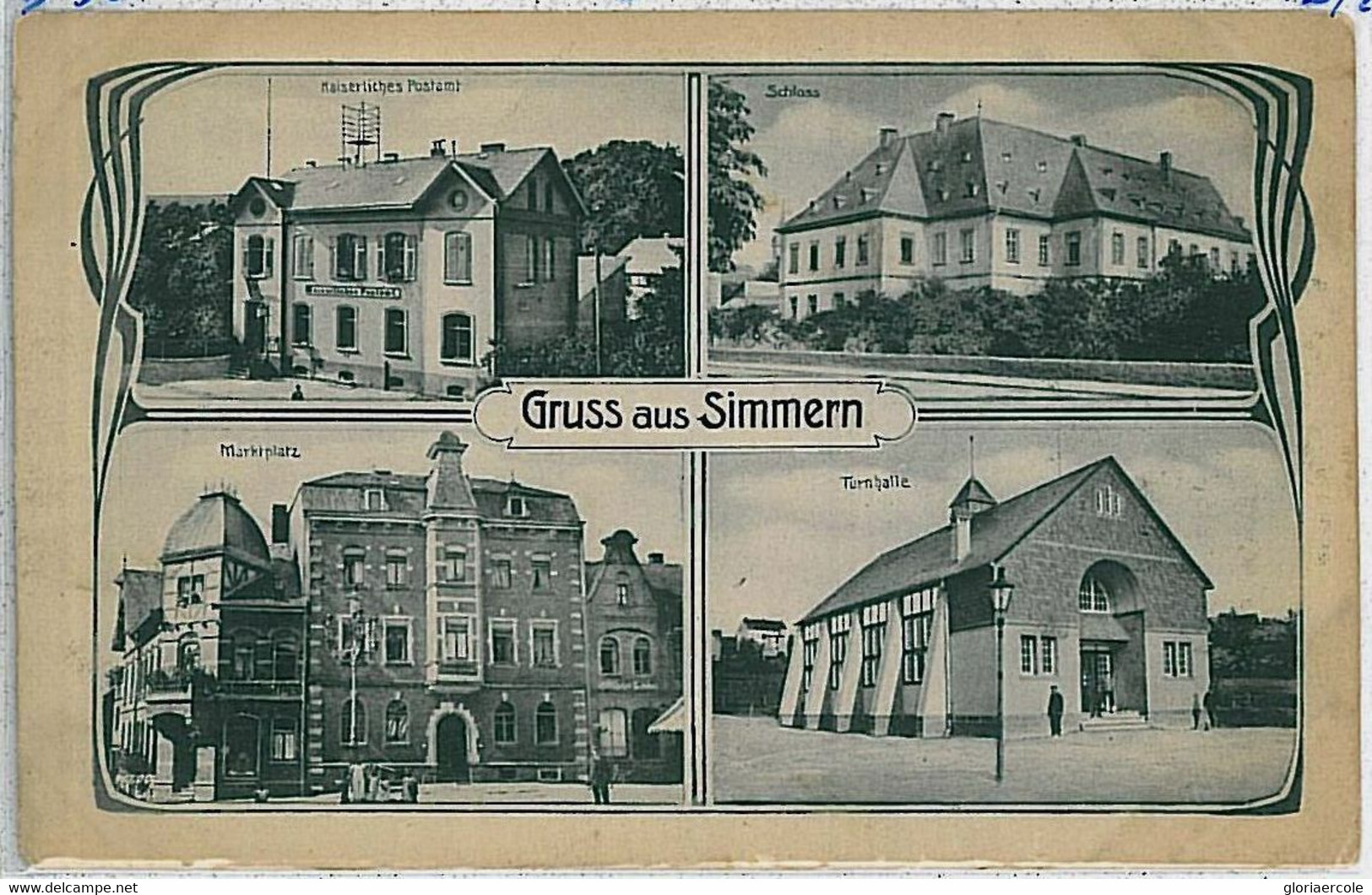 33412 - Ansichtskarten VINTAGE POSTCARD - Deutschland GERMANY - GRUSS AUS Simmern - Simmern