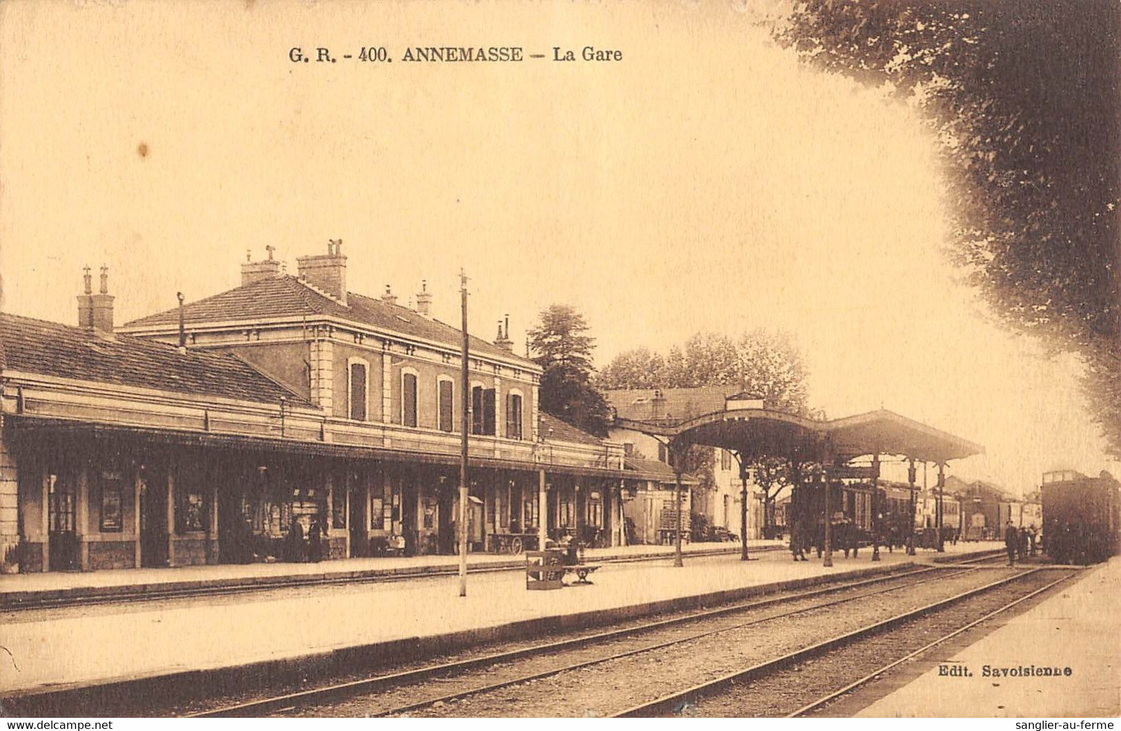 CPA 74 ANNEMASSE LA GARE  (cpa Pas Courante - Annemasse