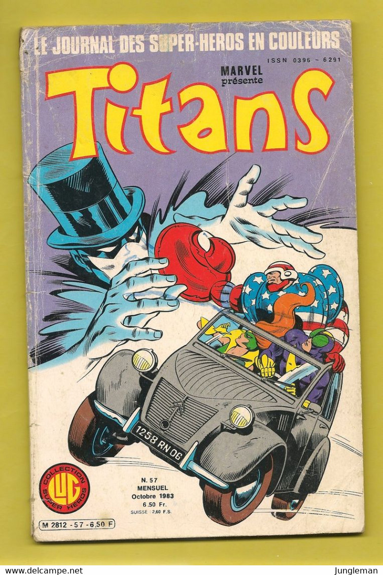 Titans N° 57 - Editions Lug à Lyon - Octobre 1983 - BE. - Lug & Semic
