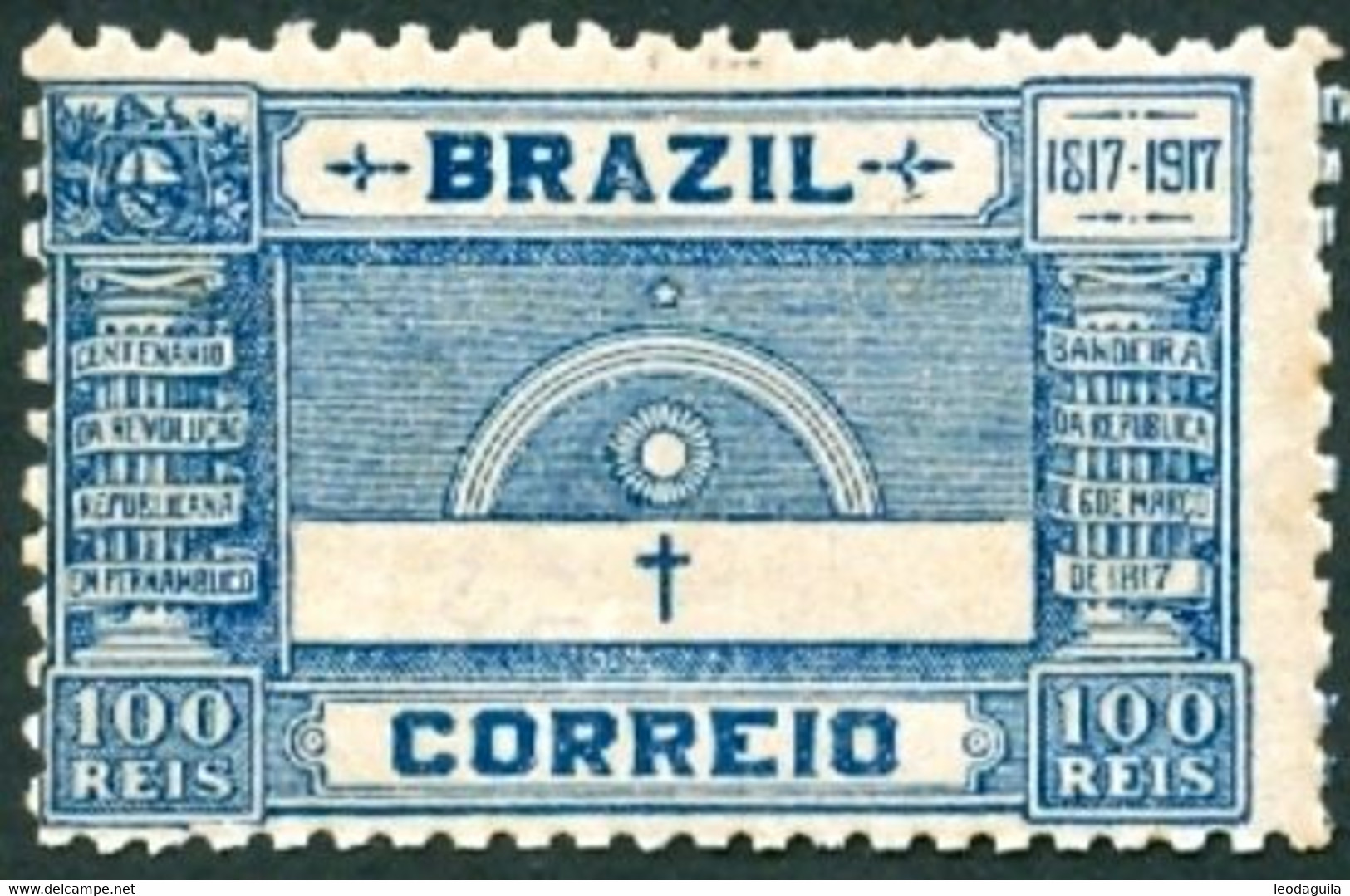 BRAZIL  #012 - CENTENARY OF THE PERNAMBUCO REVOLUTION  - 1917 - Ungebraucht