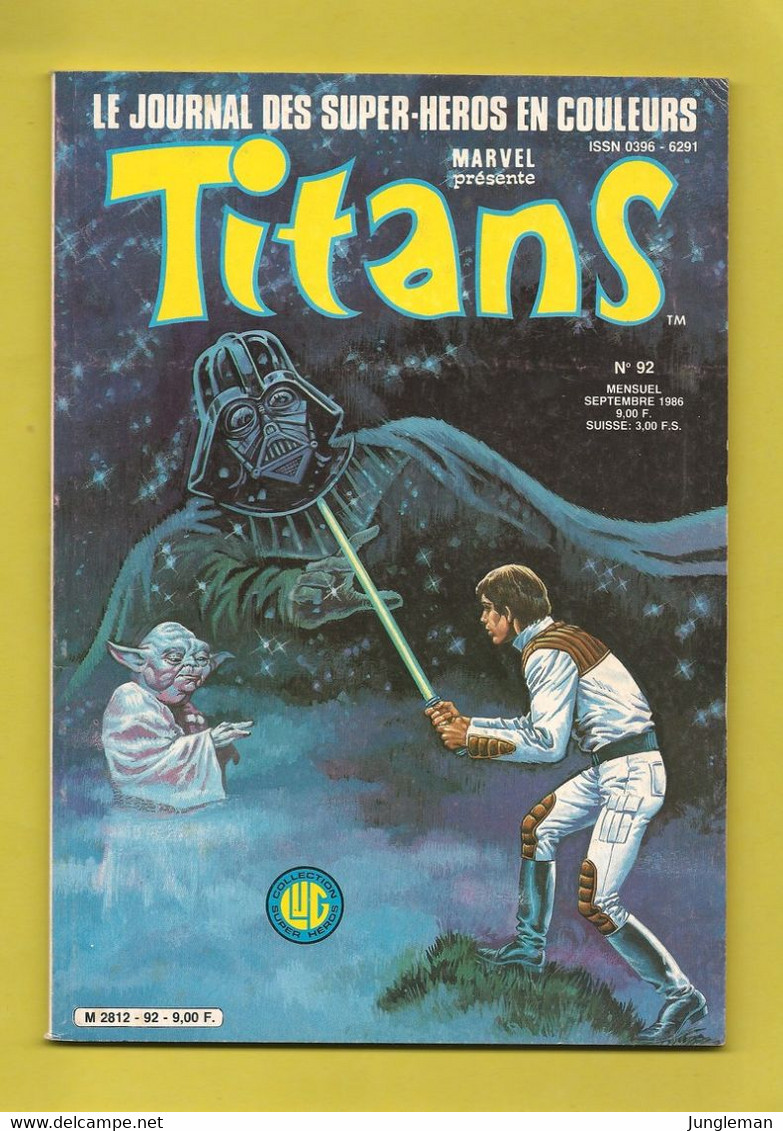 Titans N° 92 - Editions Lug à Lyon - Septembre 1986 - BE. - Lug & Semic