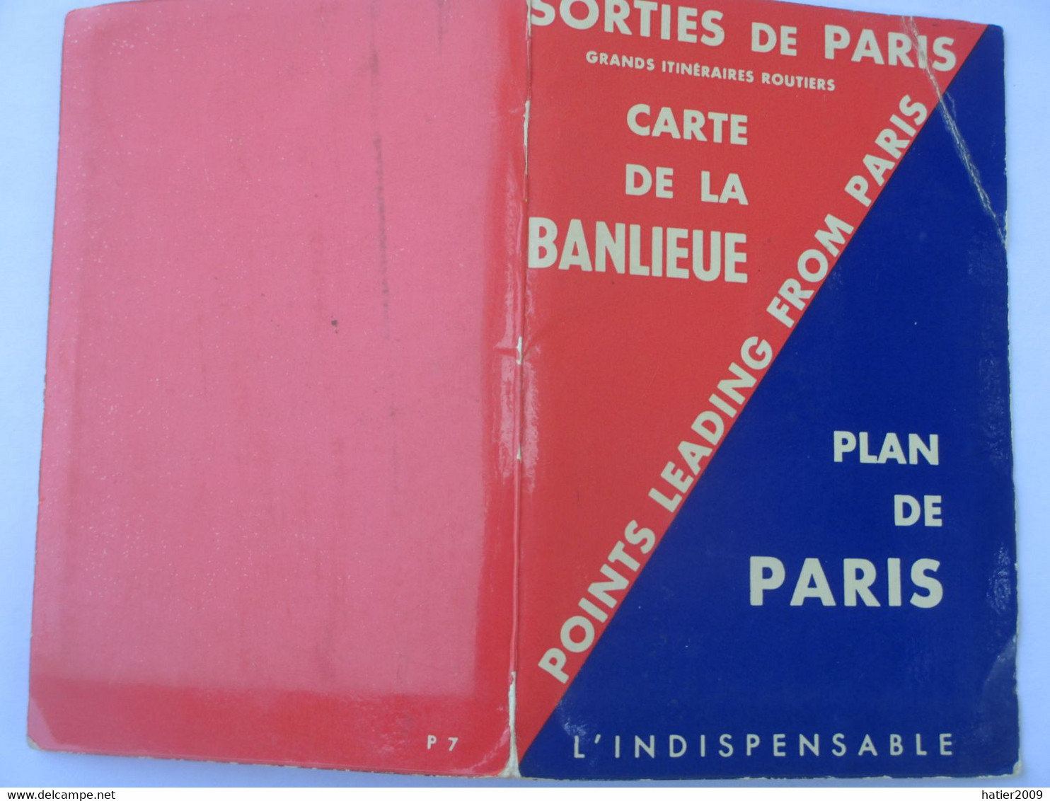 Edition L'INDISPENSABLE Plan METRO et PARIS avec Carte de la Banlieue - Grands Itinéraires Routiers - TBE