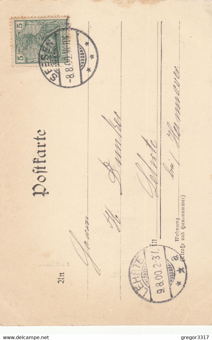 7511) GRUSS Aus SEESEN - FORELLENSTIEG - Sehr Alt !! 8.8.1900 !! - Seesen