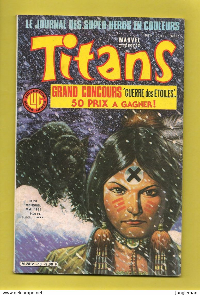 Titans N° 76 - Editions Lug à Lyon - Mai 1985 - BE. - Lug & Semic