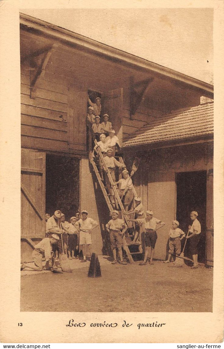 CPA 74 CHENS HAUTE SAVOIE LE CHANTIER COLONIE DE VANCANCES AU BORD DU LAC LEMAN - Autres & Non Classés