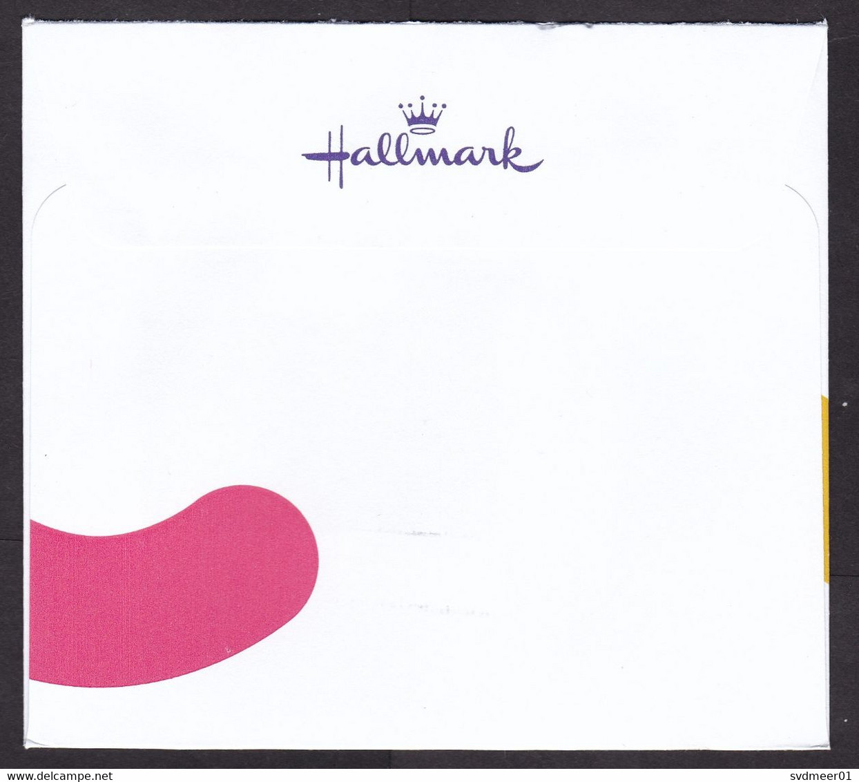 Netherlands: Cover, 2021, 1 Cinderella Stamp, Postage Paid PostNL, Issued For Hallmark Card Company (traces Of Use) - Brieven En Documenten