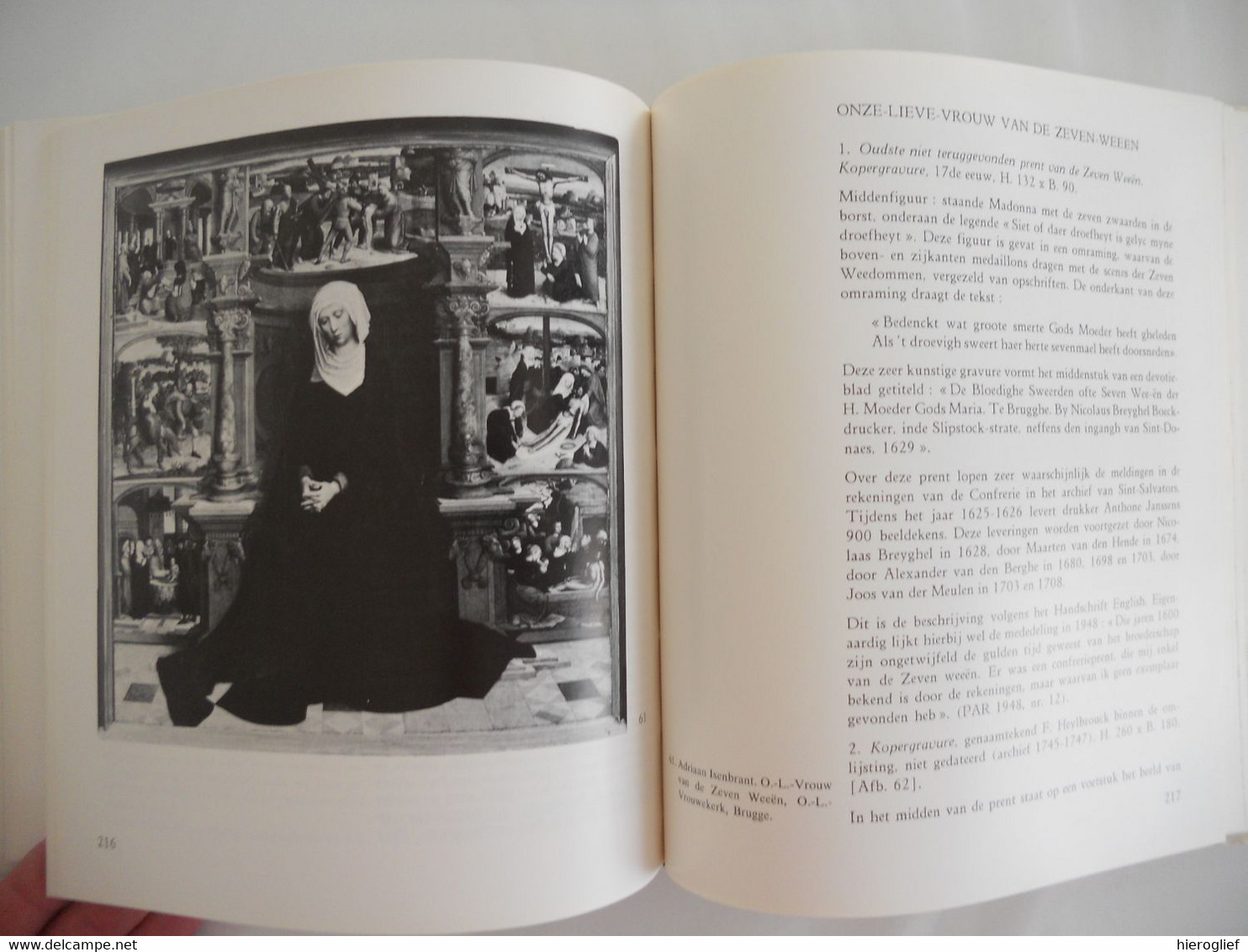 BRUGSE DEVOTIE PRENTEN van ONZE-LIEVE-VROUW door H. STALPAERT brugge heemkunde religie drukkunst