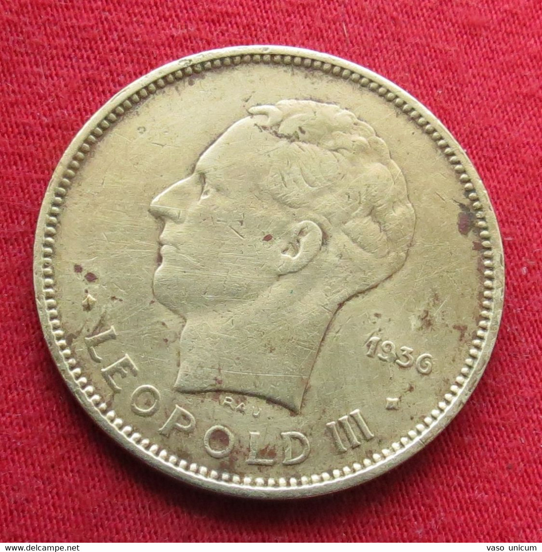 Congo Belgian 5 Francs 1936  Belgish  #1 - Autres & Non Classés