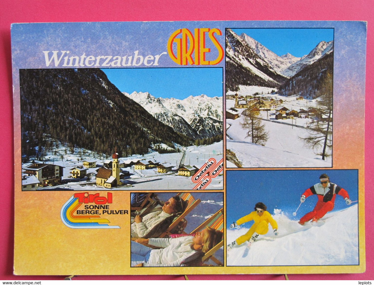 Visuel Très Peu Courant - Autriche - Winterzauber Gries - Oetztal - Tirol - R/verso - Oetz