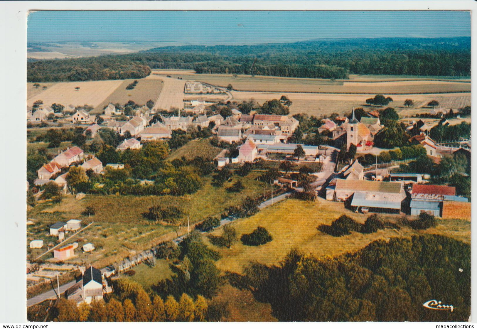 Villebougis (89 - Yonne) Vue Générale Aérienne - Villebougis