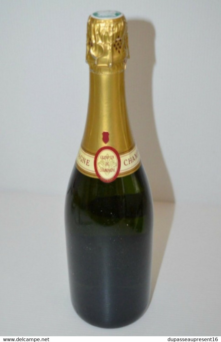 BOUTEILLE CHAMPAGNE BRUT ALAIN ROBERT MILLESIME 1999 PLEINE BON ETAT CAVE VIN XX collection déco cave