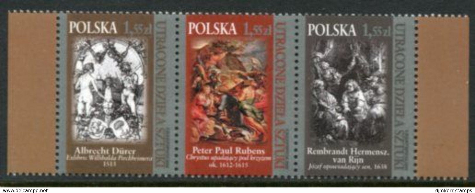 POLAND 2009 Lost Works Of Art  MNH / **.  Michel 4460-02 - Unused Stamps