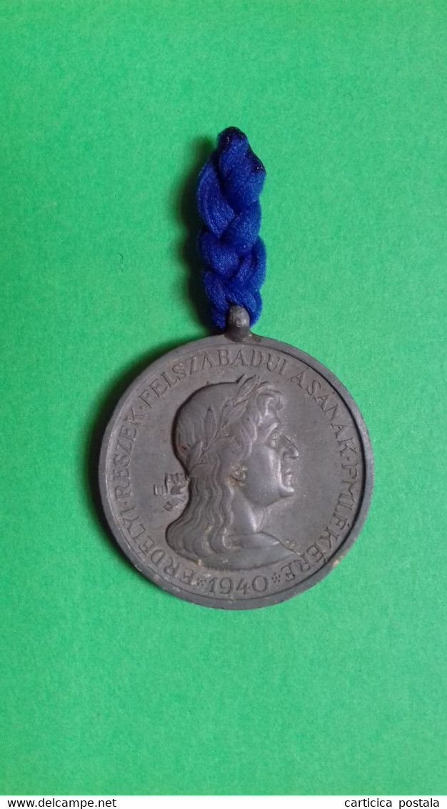 Romania Rumanien Maramures Baia Mare Nagybanya Medalie 1940 Eliberarea Transilvaniei - Royal / Of Nobility
