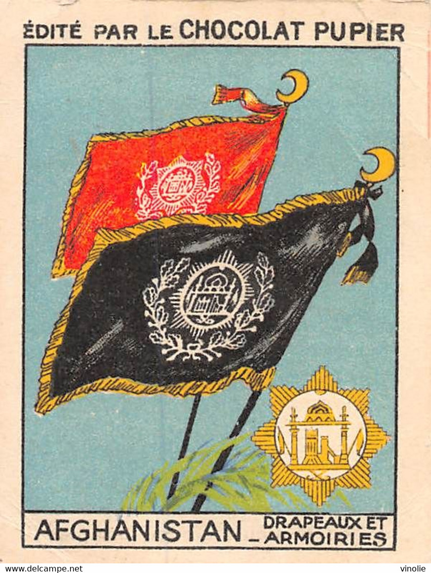 P-21-PLT-1677 : AFGANISTAN. DRAPEAUX. IMAGE DU CHOCOLAT PUPIER - Afghanistan