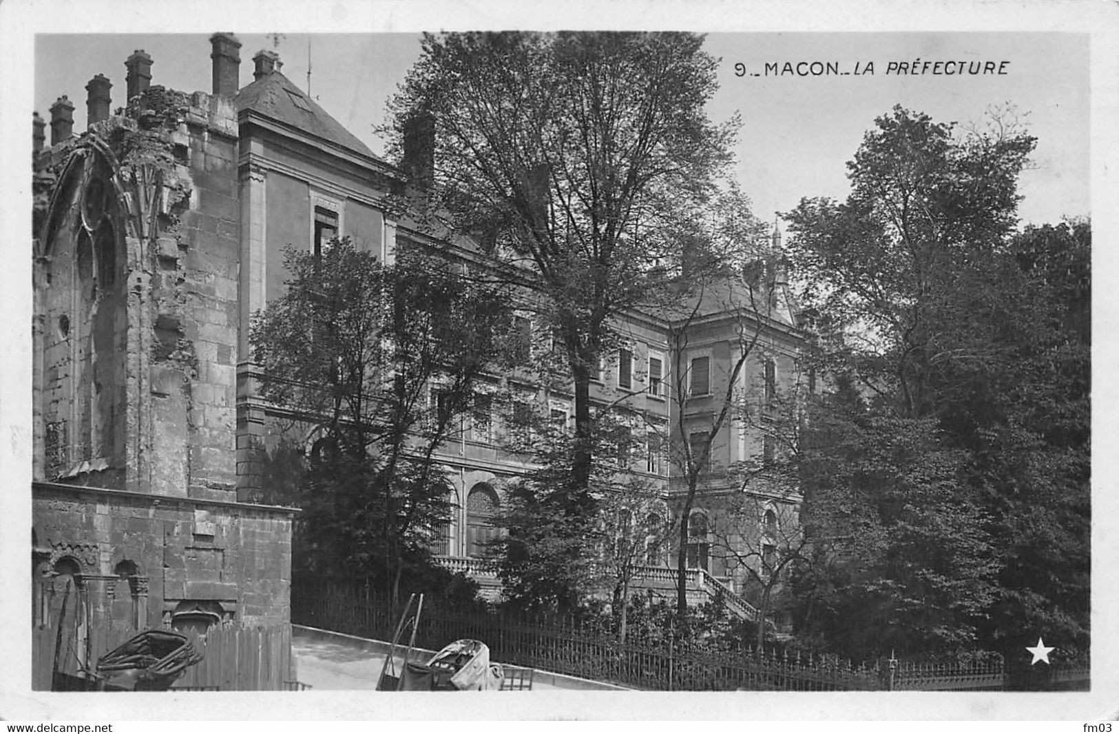 Mâcon Etoile 9 Sépia Foncé Préfecture - Macon