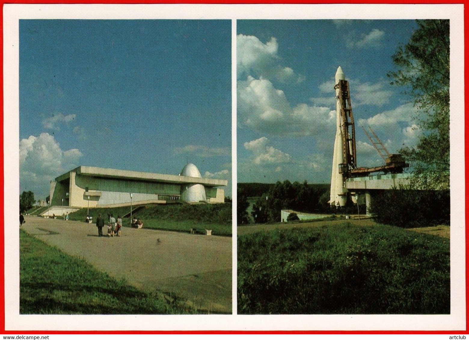 33278 Kaluga State Museum Of History Of Cosmonautics Tsiolkovsky Rocket Launcher Space East Of The USSR 1989 Soviet - Museum