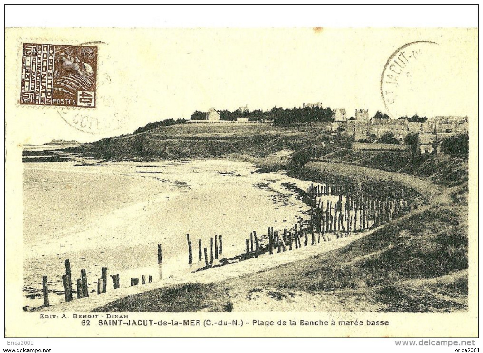 Saint-Jacut-de-la-Mer. Plage De La Banche à Marée Basse. - Saint-Jacut-de-la-Mer