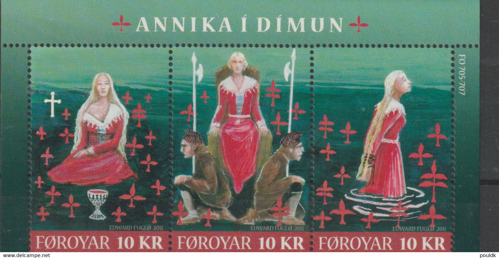 Faroe 2011 Annika I Dimun Souvenir Sheet MNH/** (M12) - Féroé (Iles)