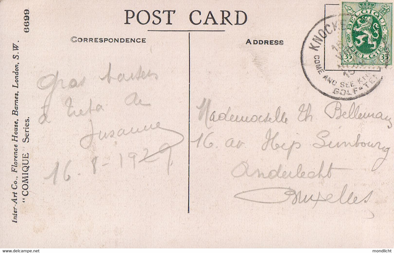 "Je Puis Toujours Porter Mon Poids." "I'm Holding My Own Here!" 1929. (Arthur Butcher). - Otros & Sin Clasificación