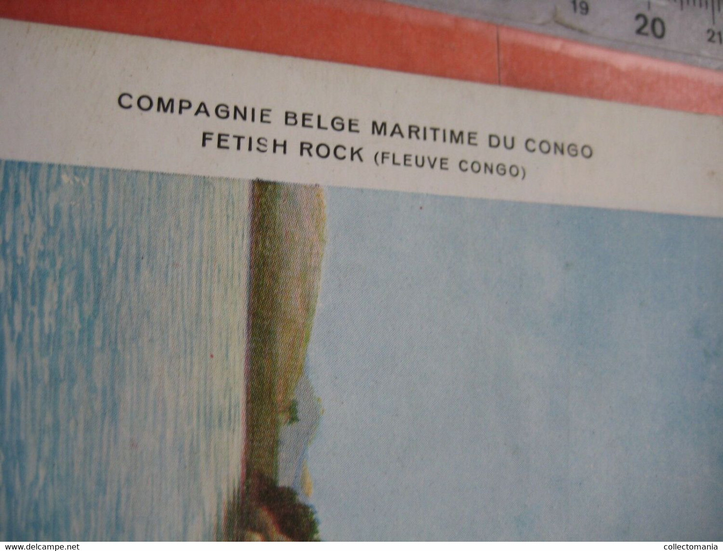 Authentic Menu Card, 1921 Congo Boat ANVERSVILLE, 20cmX13,8cm, Postcard C.M.B. Concert MUYNCK Plusquin Bonvoisin BENOIT - Menus