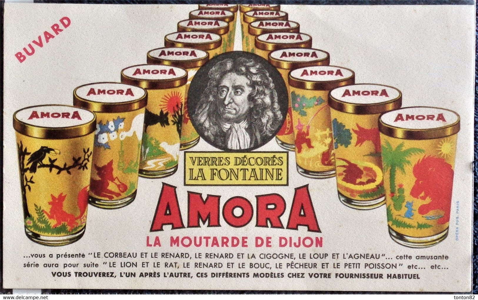 Buvard - AMORA - La Moutarde De Dijon . - Mostard