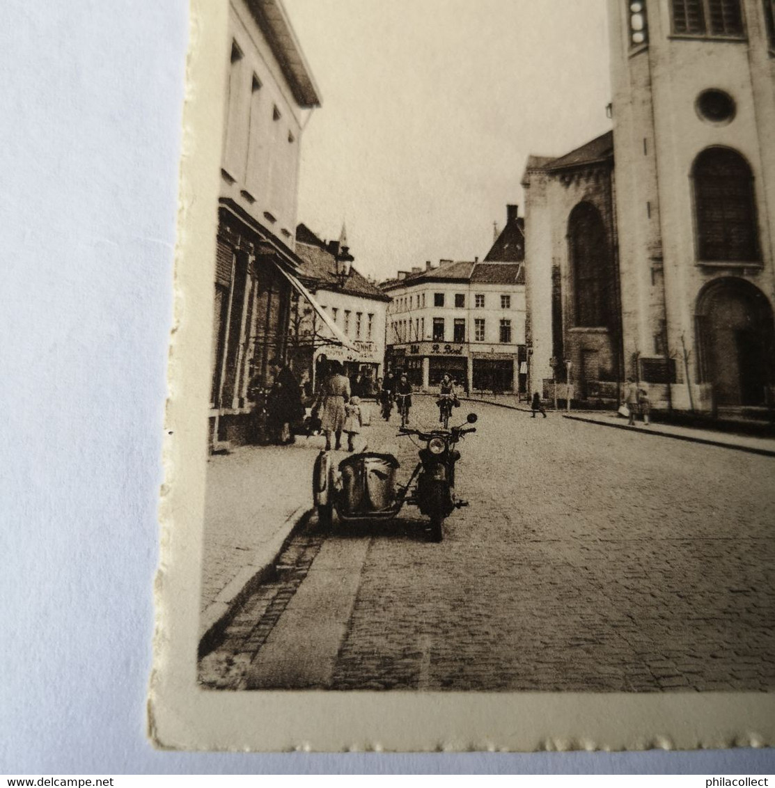 Belgium Card With Motor With Sidecar 19?? - Motorräder