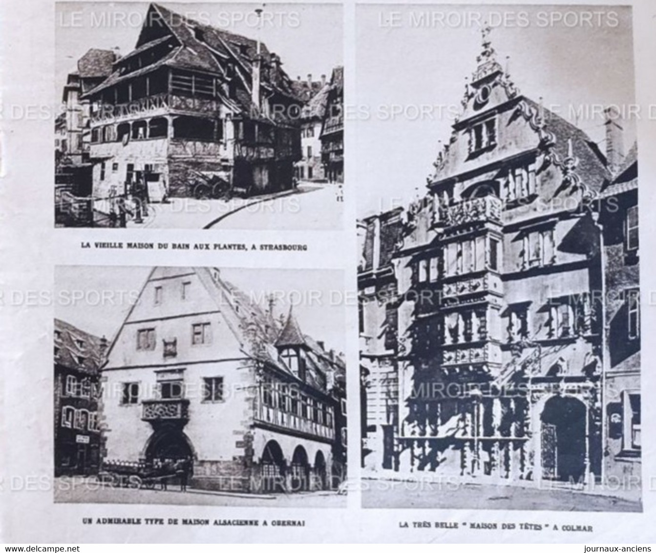 1921 CYCLO TOURISME EN ALSACE - COLMAR - STRASBOURG - KAYSERBERG - OBERNAI - HAUT KOENIGSBOURG - Other & Unclassified