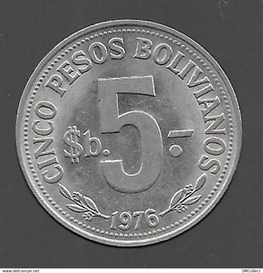 Bolivie, 5 Pesos 1976 (998) - Bolivie