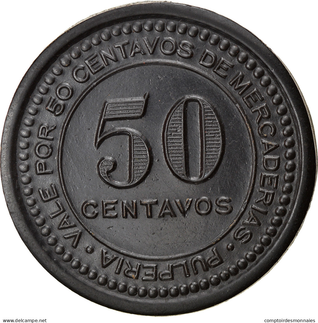 Monnaie, Chile, Sté Française Des Mines De Cuivre, Collahuasi La Grande, 50 - Monetary /of Necessity