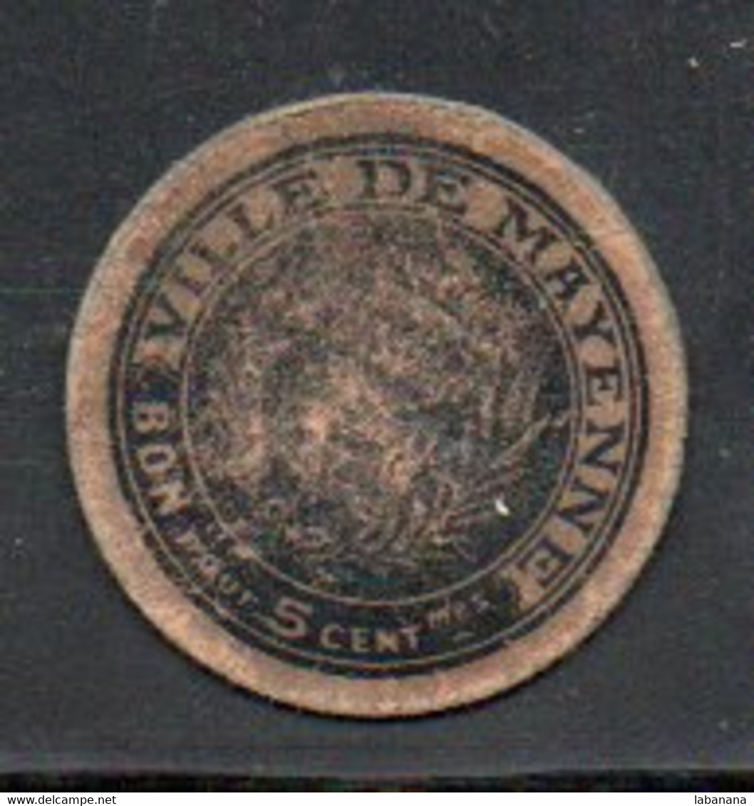 636-Mayenne Bon De 5c   RARE 2 - Bonds & Basic Needs