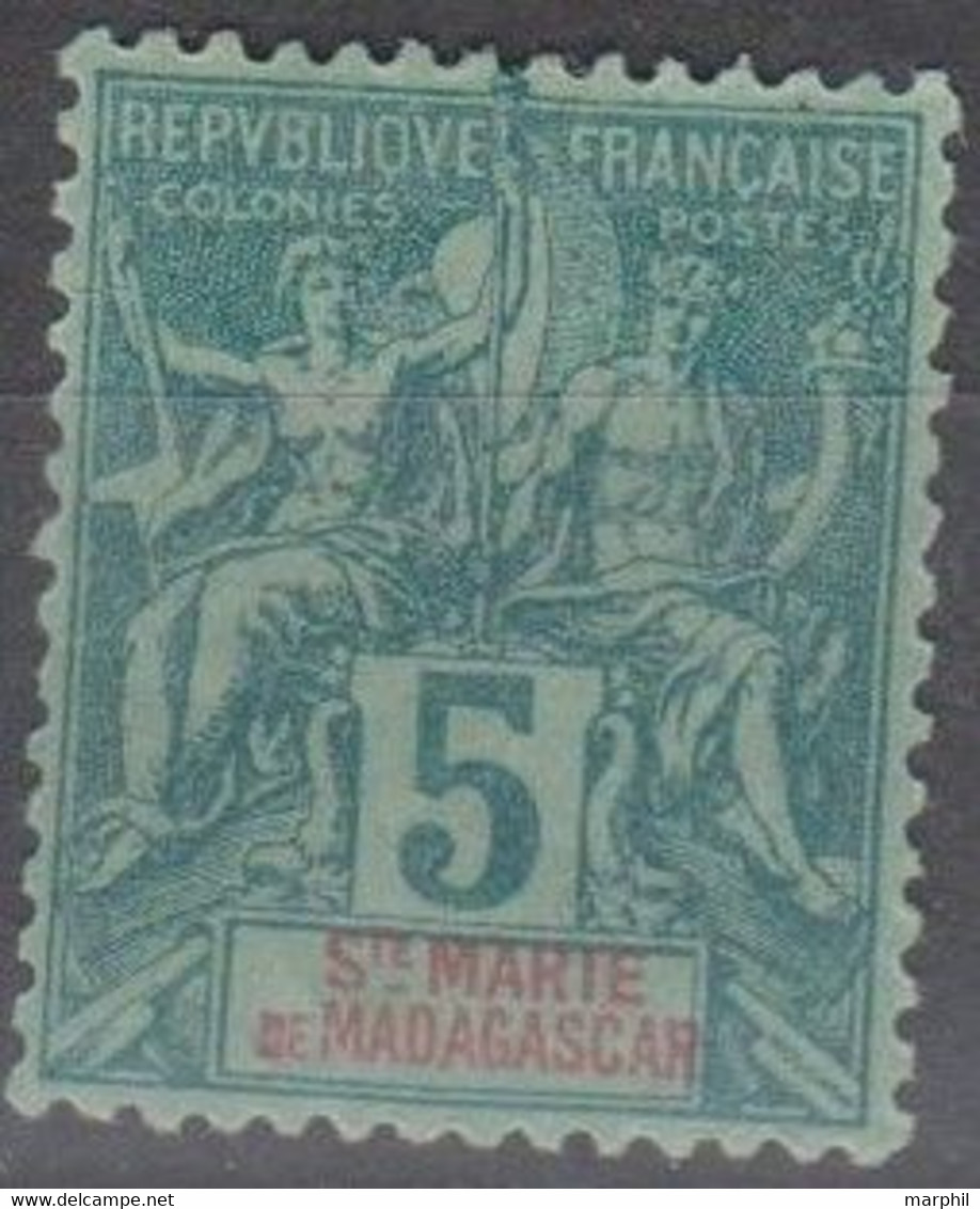 Santa Maria Madagascar 1894 MiN°4 5c. MH/* Vedere Scansione - Used Stamps